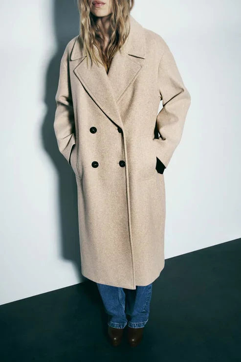 Odette - Chic long coat jacket