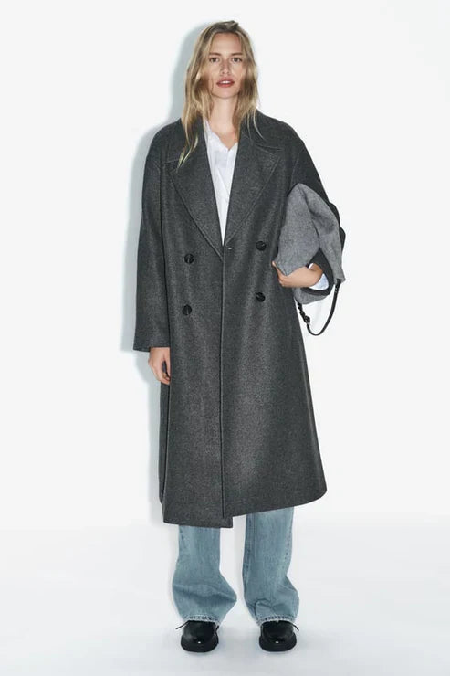 Odette - Chic long coat jacket