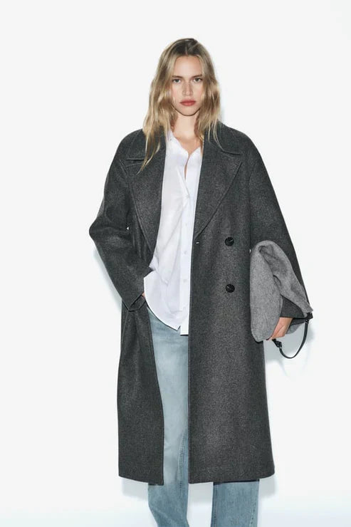 Odette - Chic long coat jacket