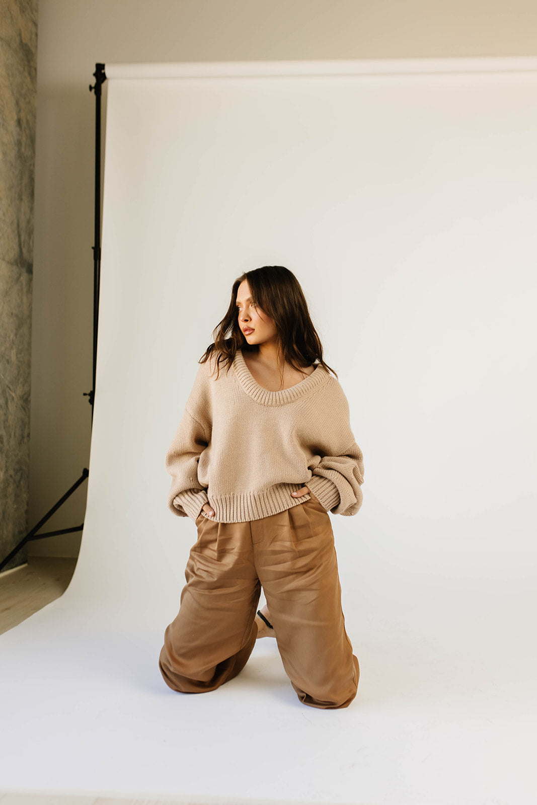 Billie tröja // taupe *exklusivt från Zoco*