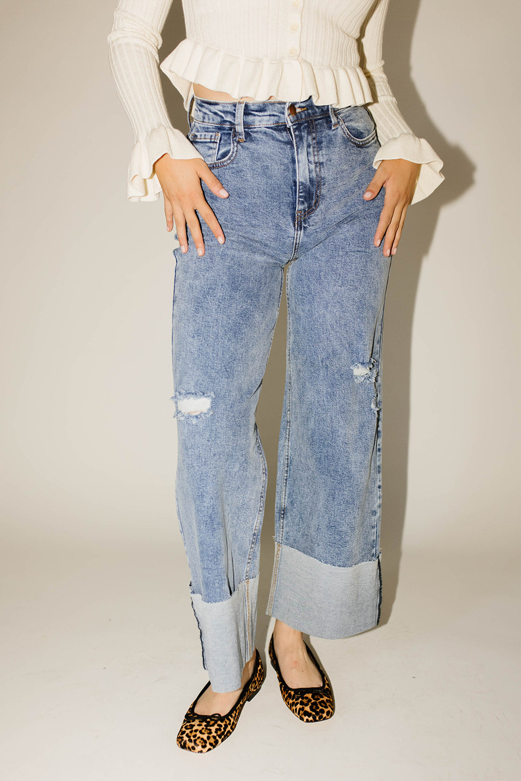 ritad denim med vikt fåll *påfylld*