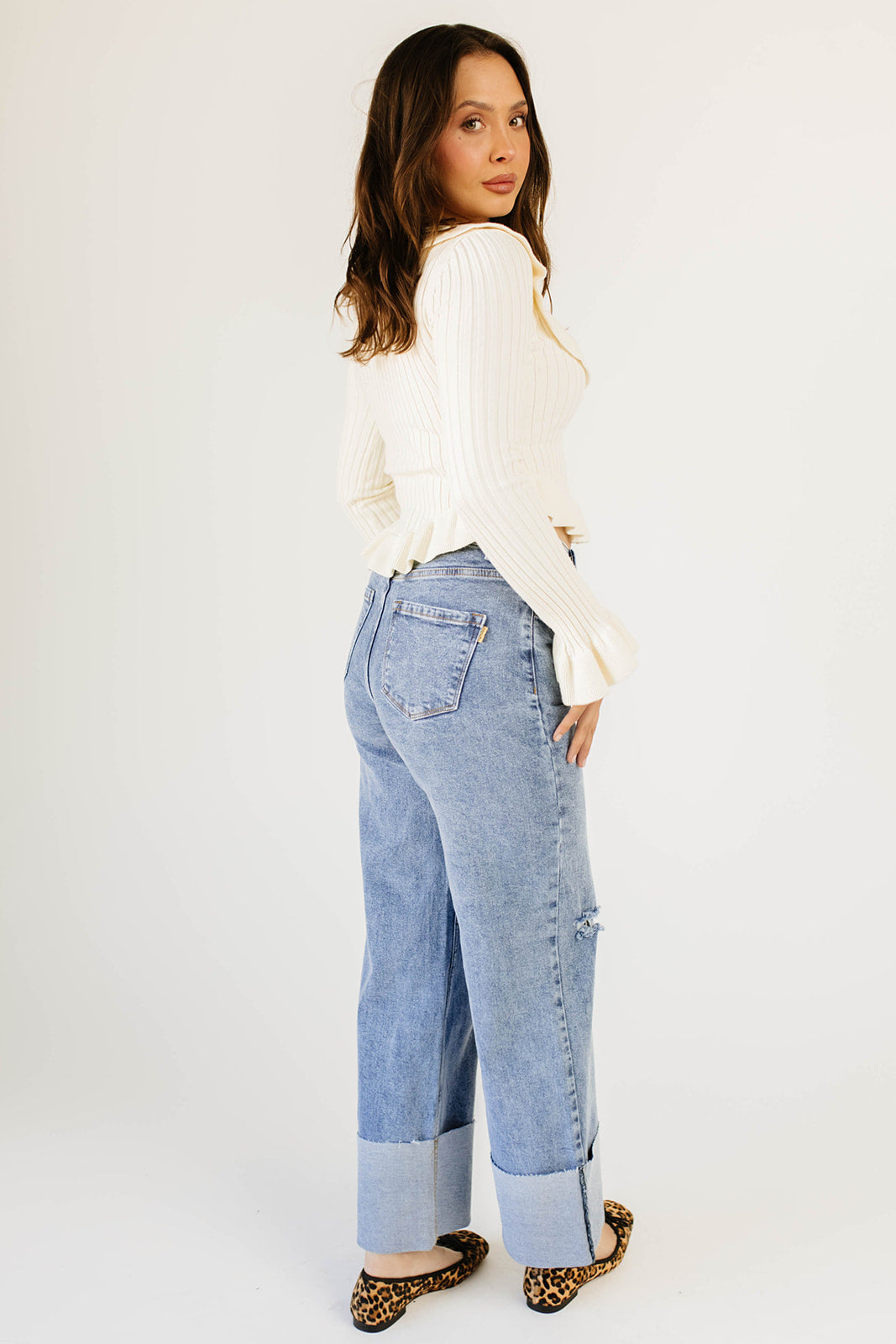 ritad denim med vikt fåll *påfylld*