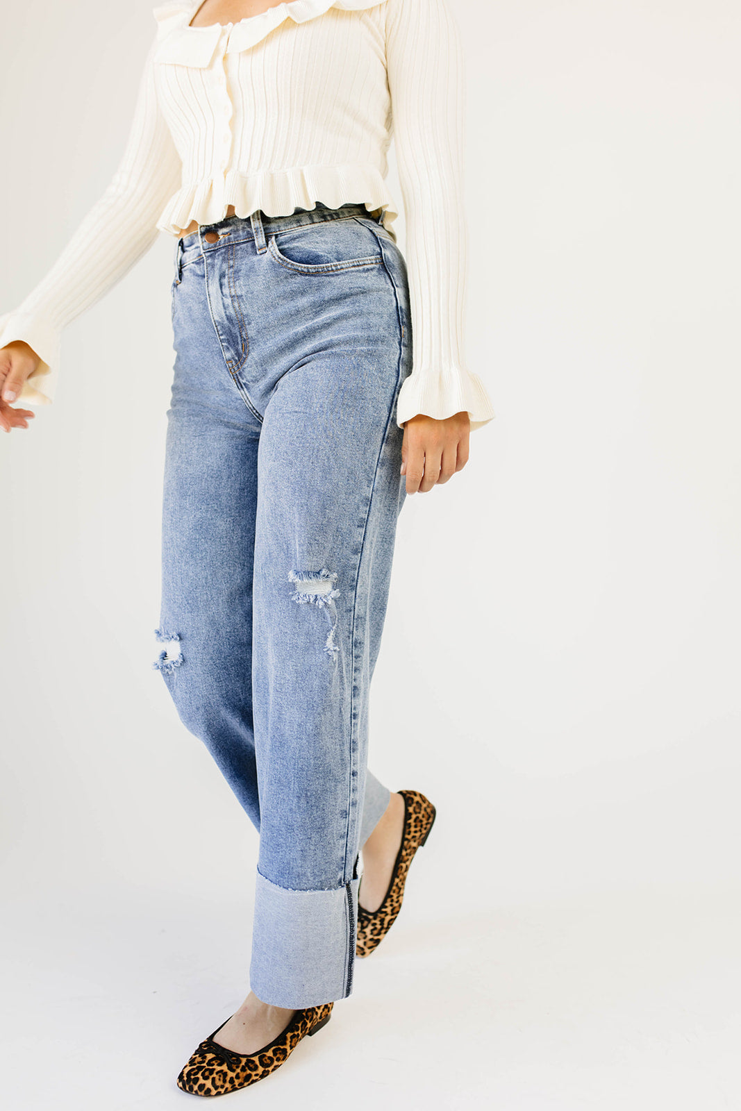 ritad denim med vikt fåll *påfylld*