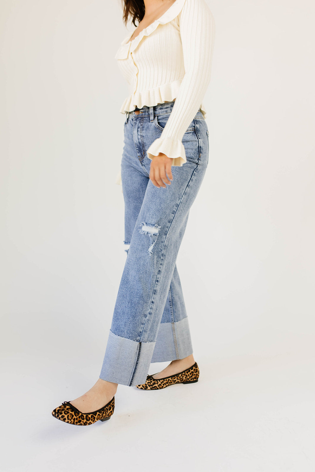ritad denim med vikt fåll *påfylld*