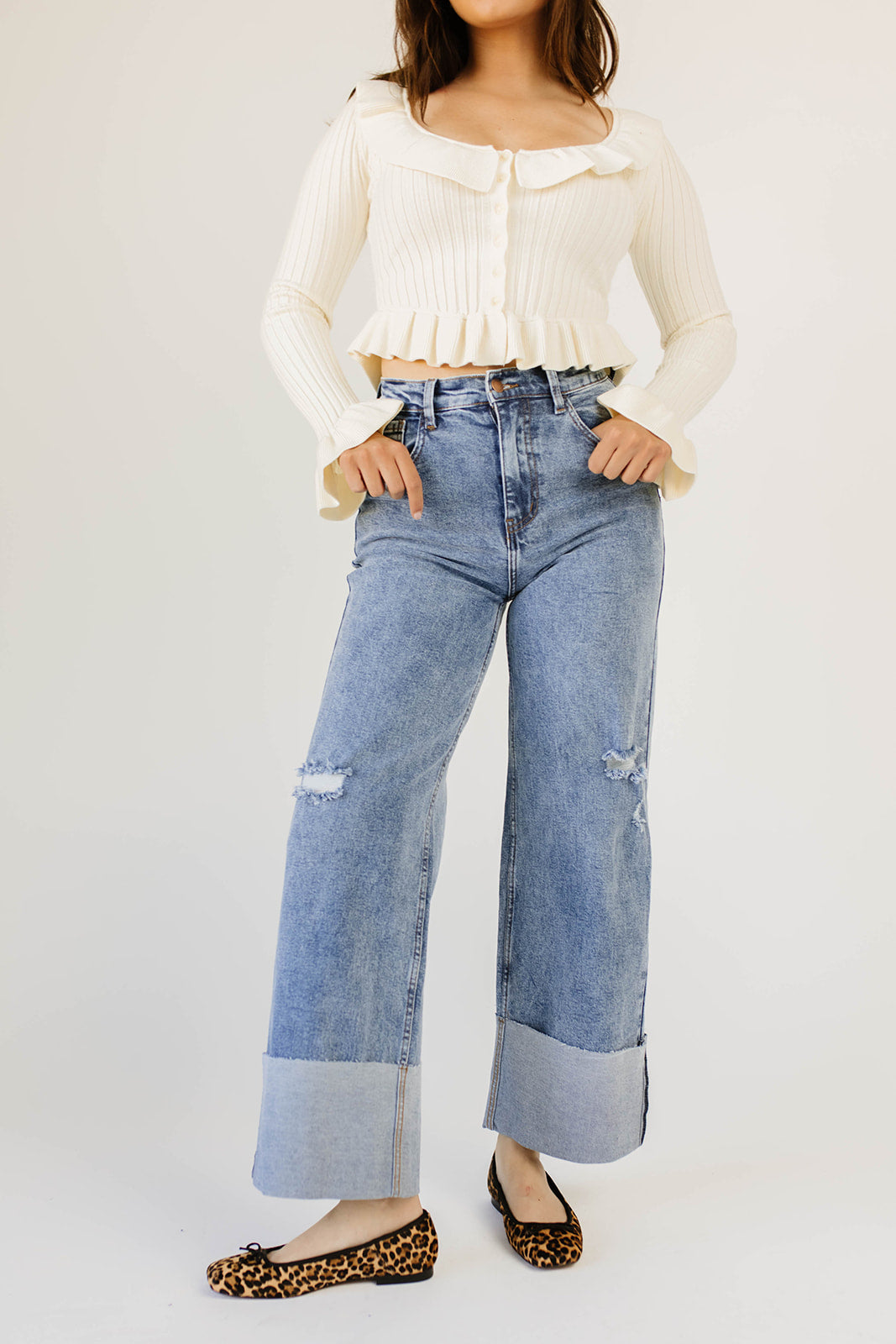 ritad denim med vikt fåll *påfylld*