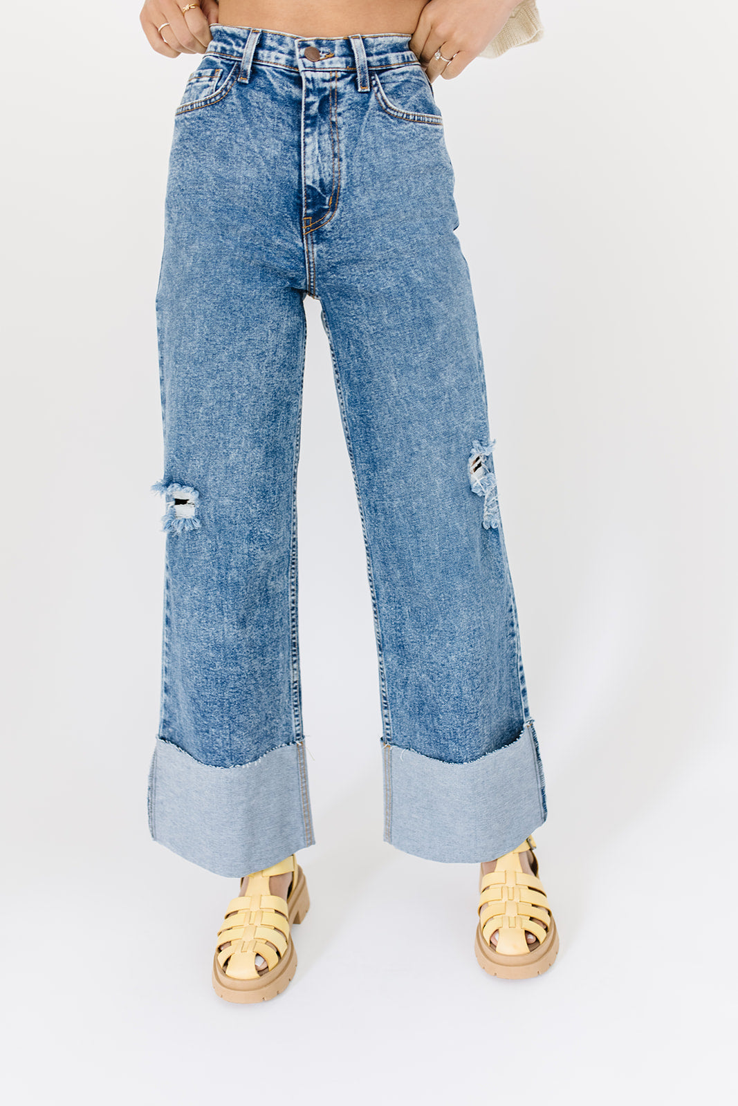 ritad denim med vikt fåll *påfylld*