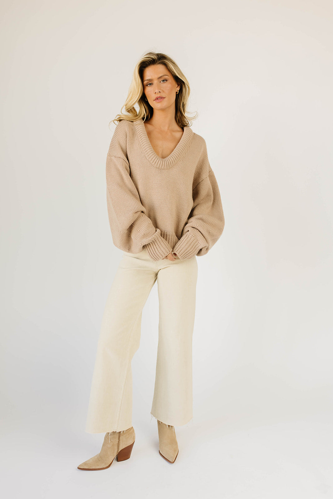 Billie tröja // taupe *exklusivt från Zoco*