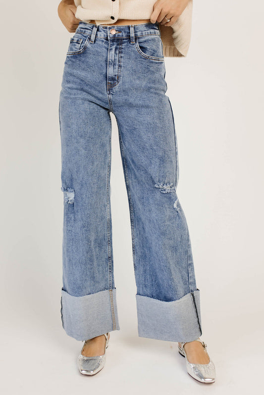 ritad denim med vikt fåll *påfylld*