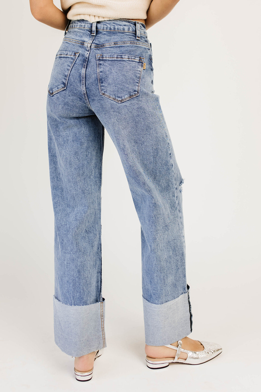 ritad denim med vikt fåll *påfylld*
