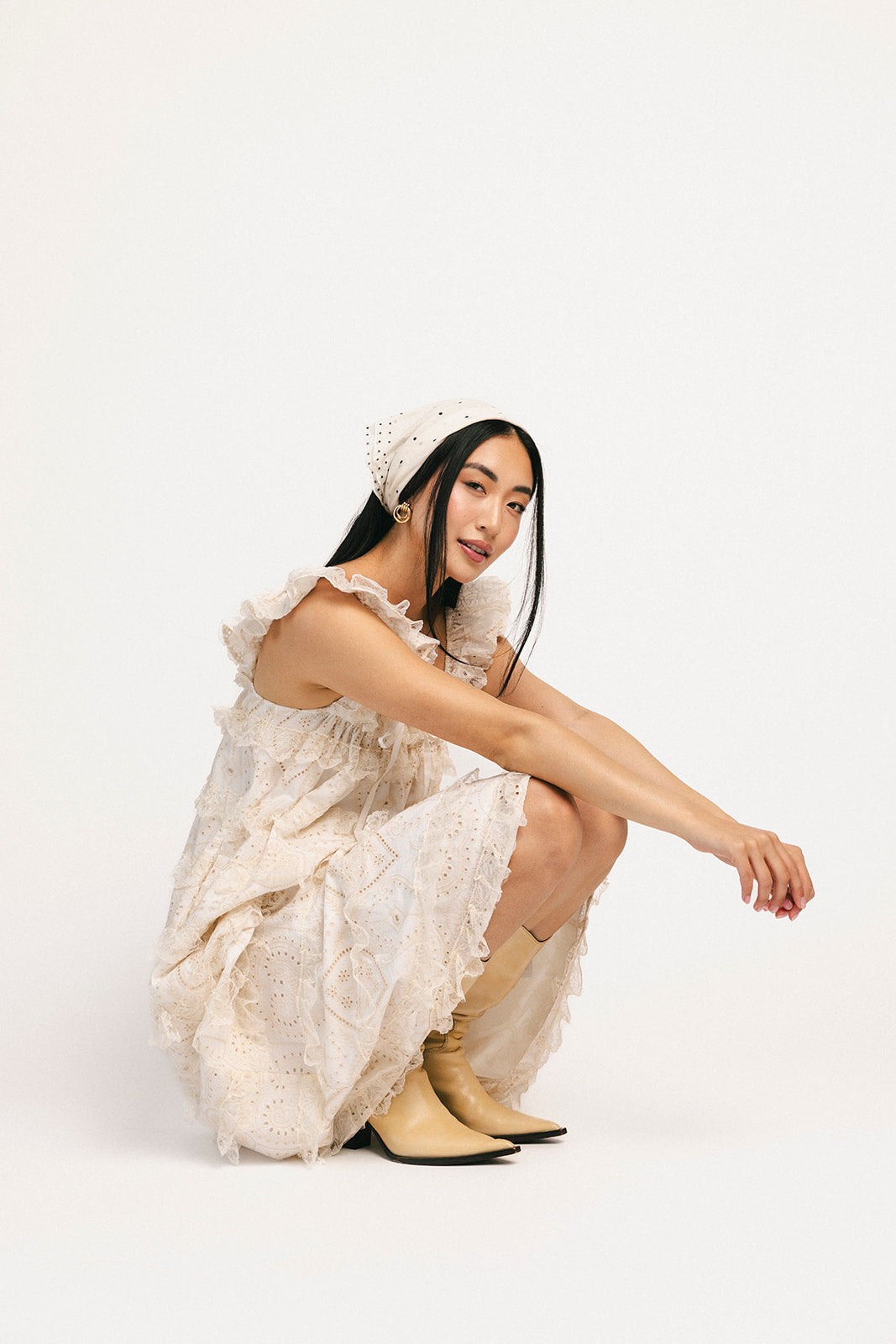Love Struck maxiklänning // off-white *exklusivt från Zoco*