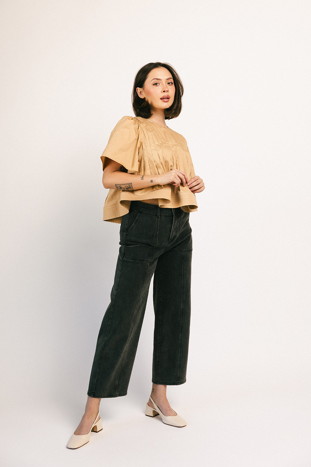 betty denim // svart