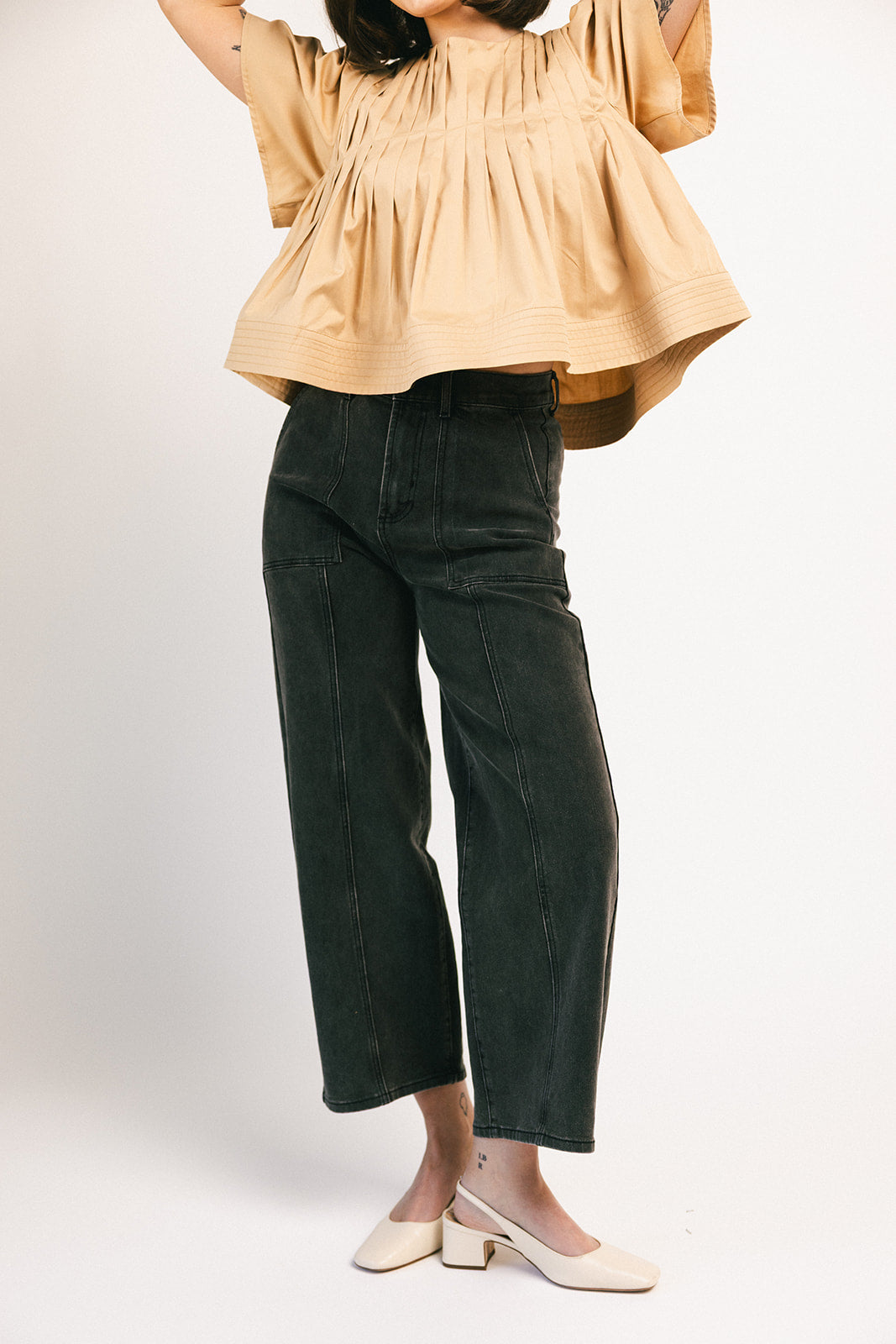 betty denim // svart