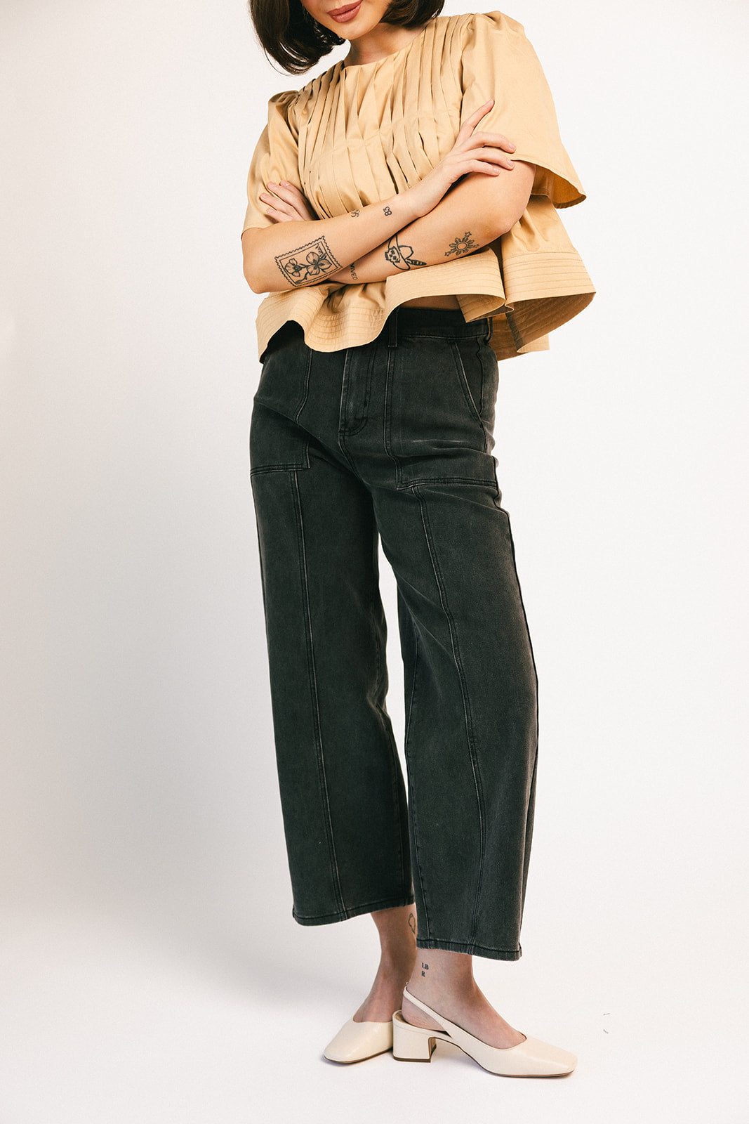 betty denim // svart