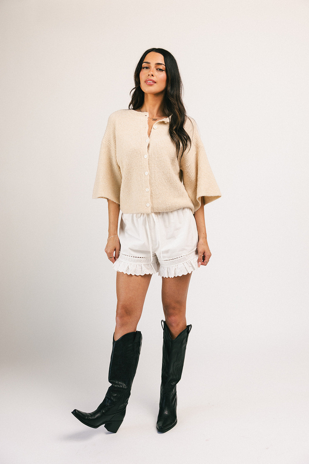Söta små shorts // vita *exklusivt från Zoco*