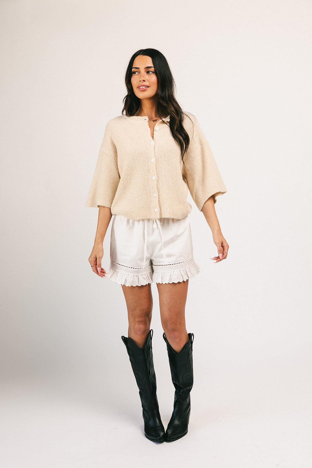 Söta små shorts // vita *exklusivt från Zoco*