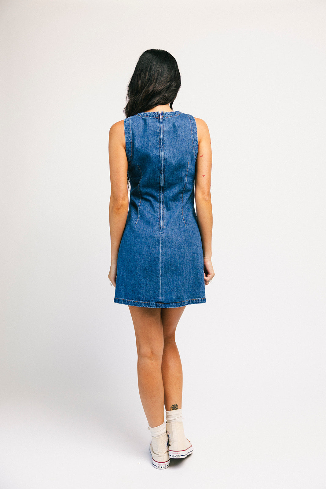 Cora denim miniklänning *påfylld*