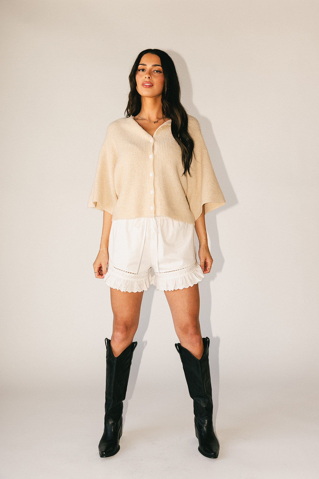 Söta små shorts // vita *exklusivt från Zoco*