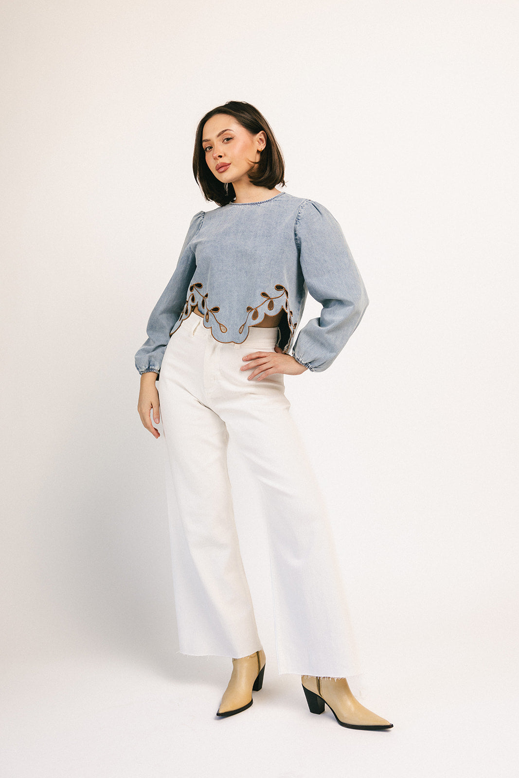 diana denim topp