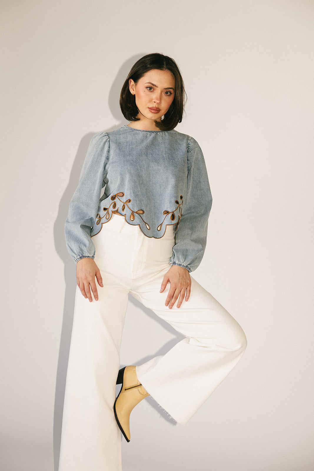 diana denim topp