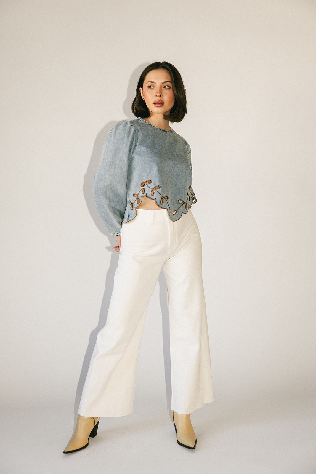 diana denim topp