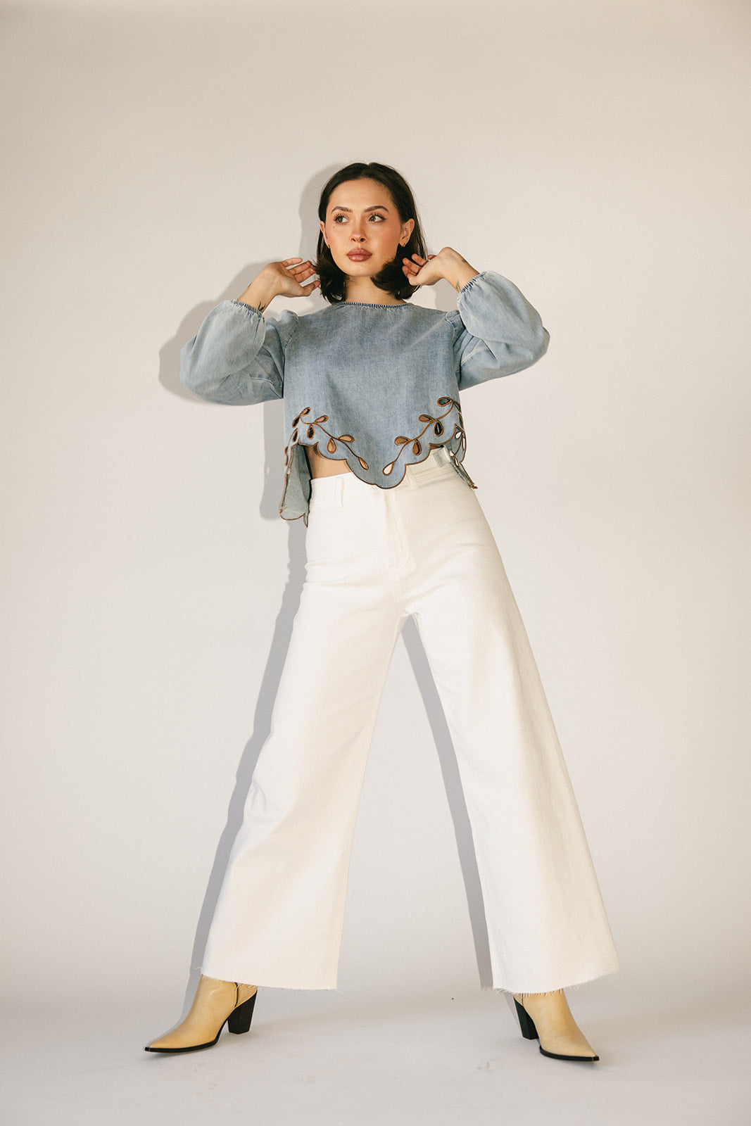diana denim topp
