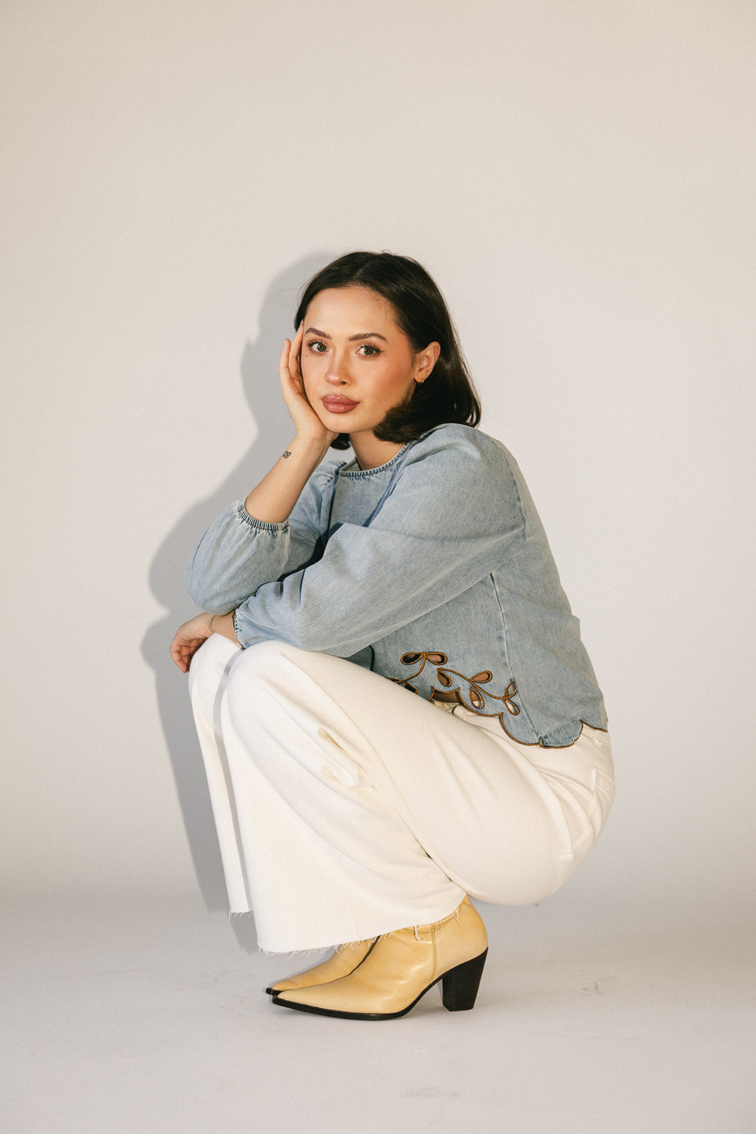diana denim topp