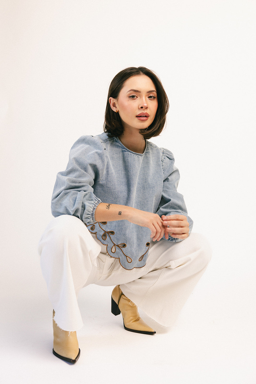 diana denim topp