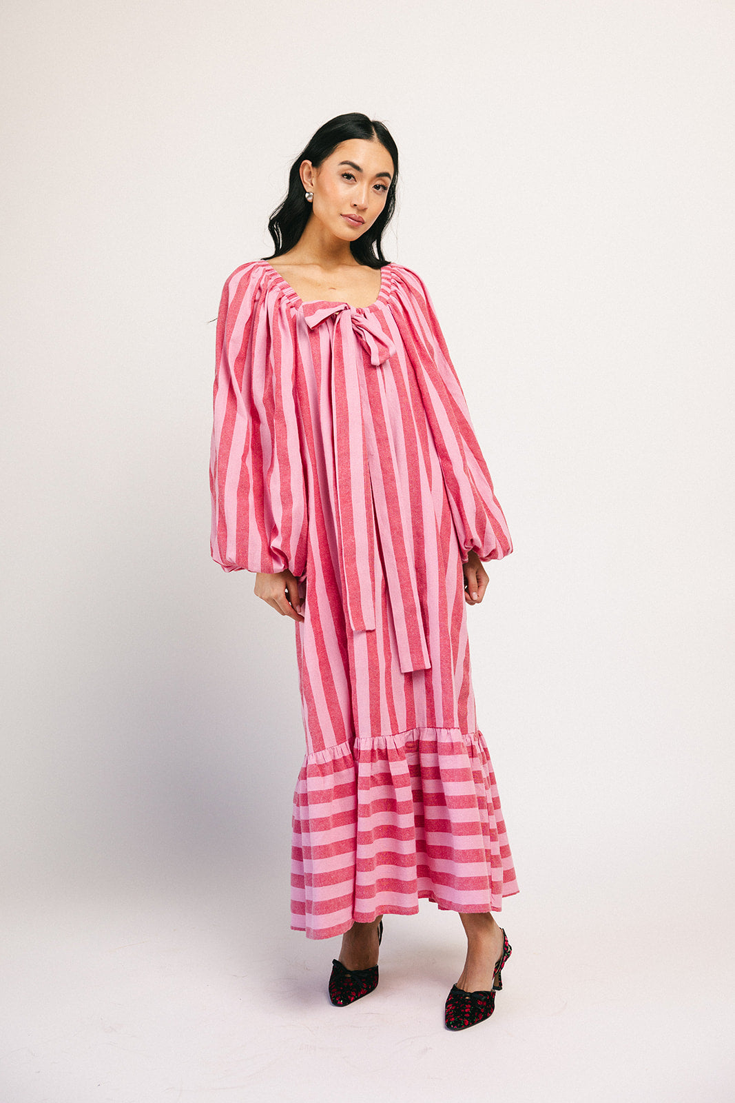 capri maxi dress // pink + red *zoco exclusive*