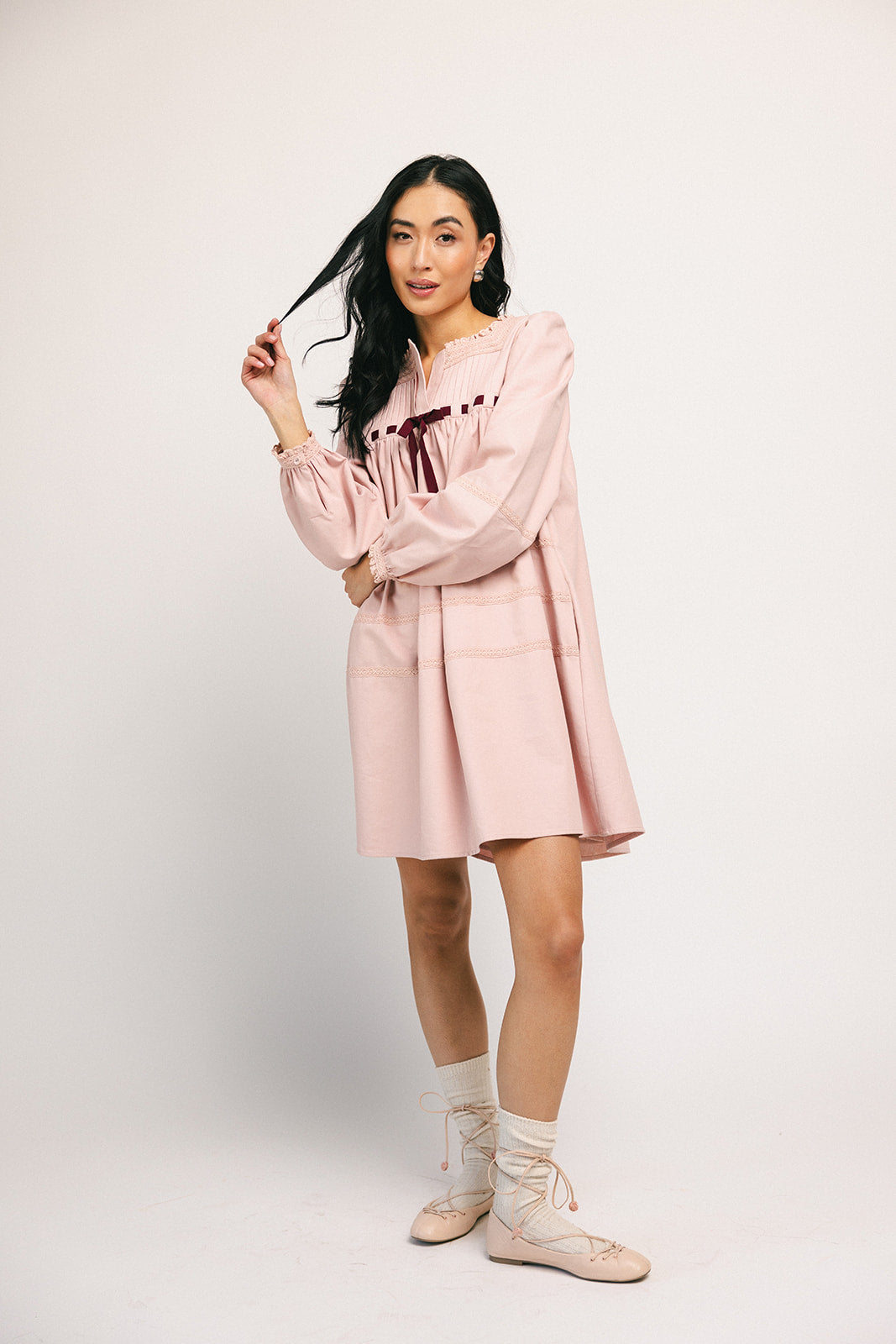 Lucy miniklänning // rosa *exklusivt från Zoco*