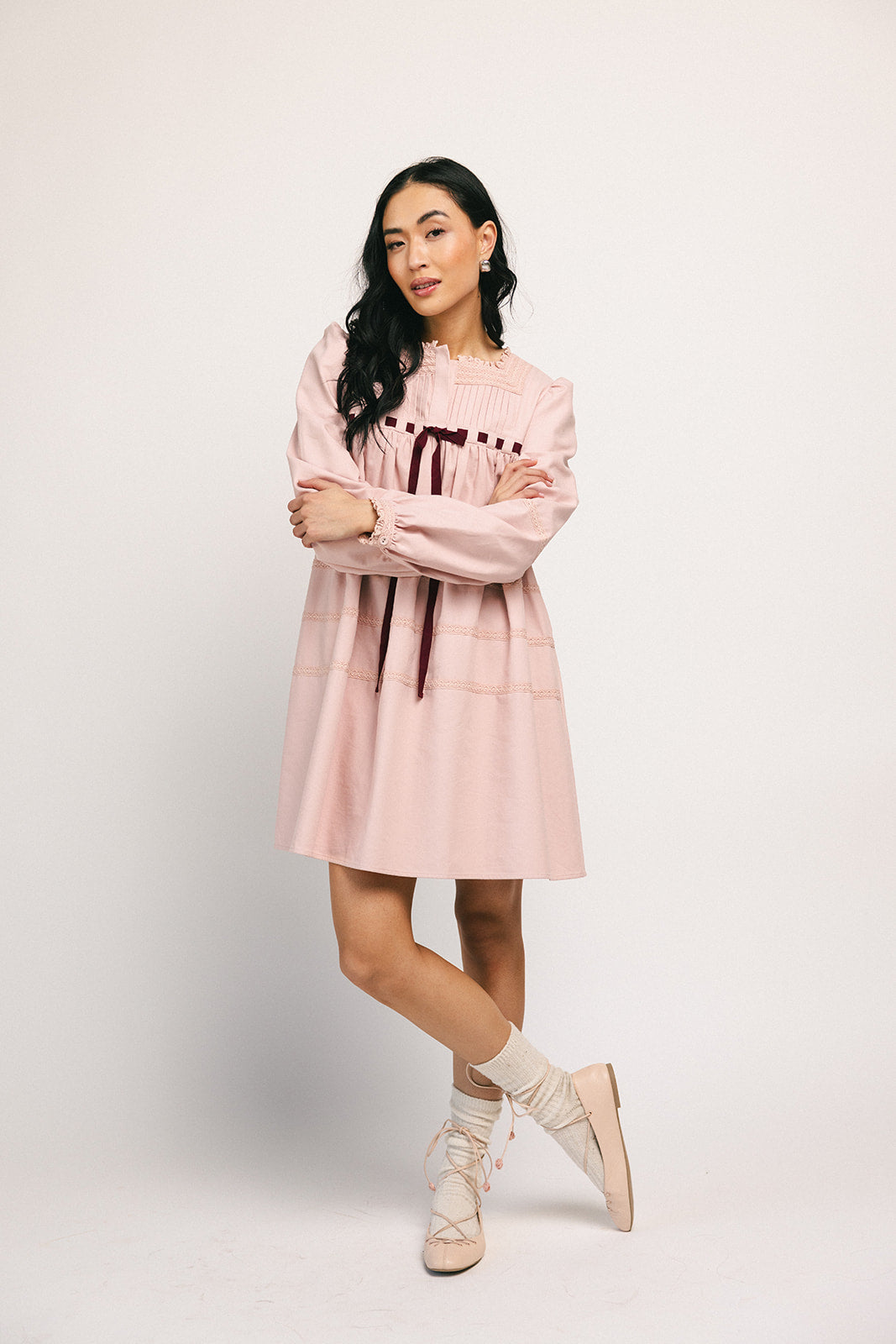 Lucy miniklänning // rosa *exklusivt från Zoco*