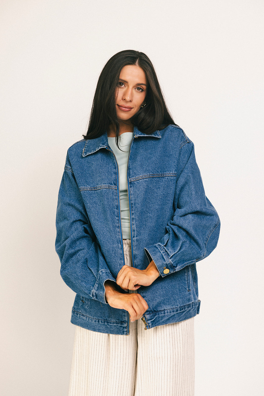 Georgie jacka // denim *exklusivt från Zoco*