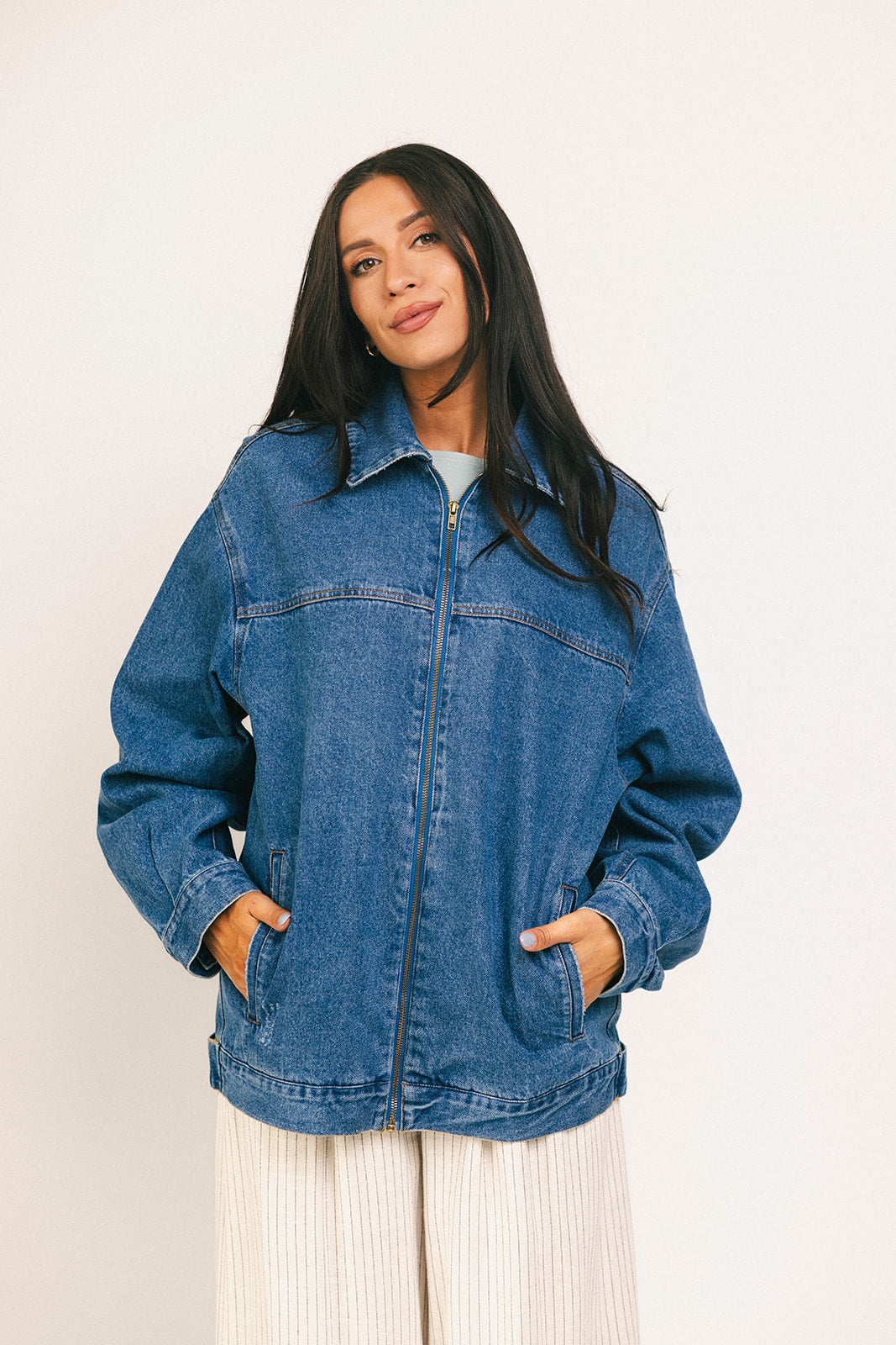 Georgie jacka // denim *exklusivt från Zoco*