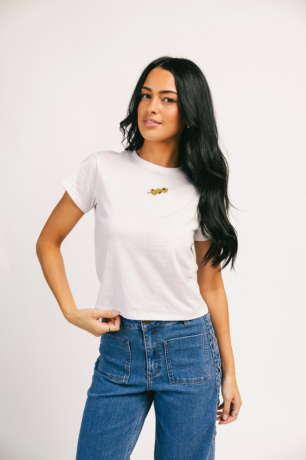 en lite besatt t-shirt