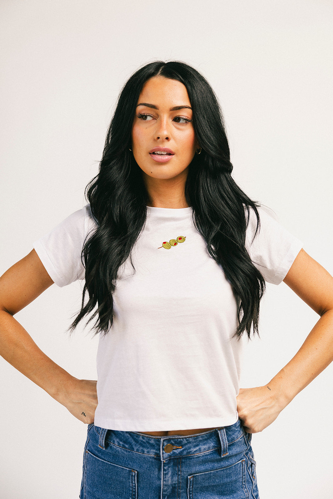 en lite besatt t-shirt