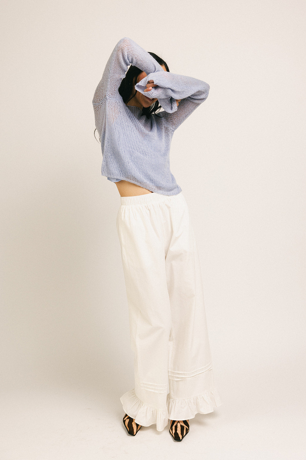 colette cami sweater // baby blue *zoco exclusive*