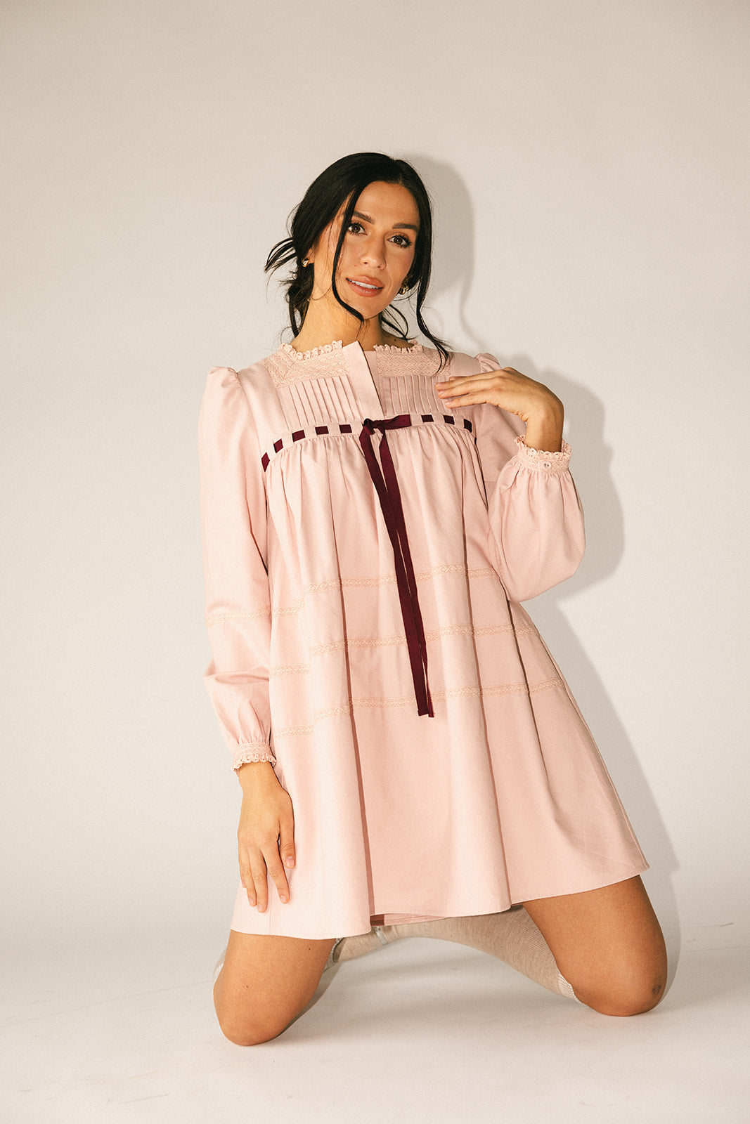 Lucy miniklänning // rosa *exklusivt från Zoco*