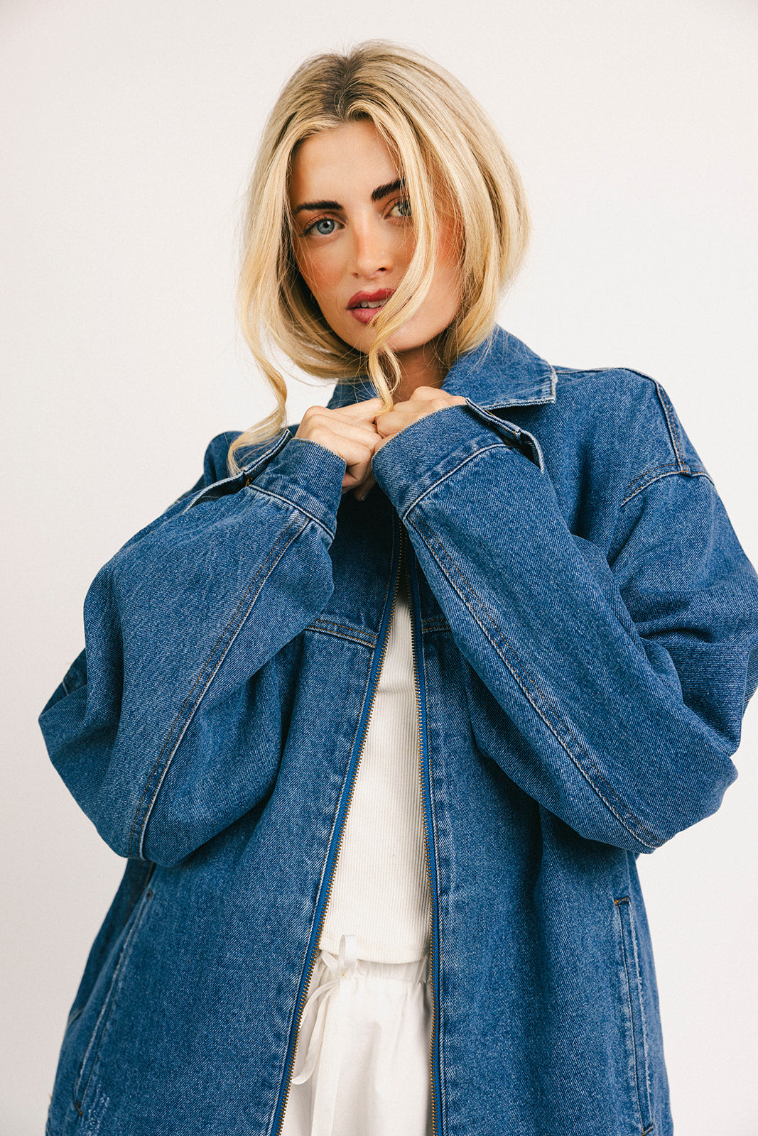 Georgie jacka // denim *exklusivt från Zoco*
