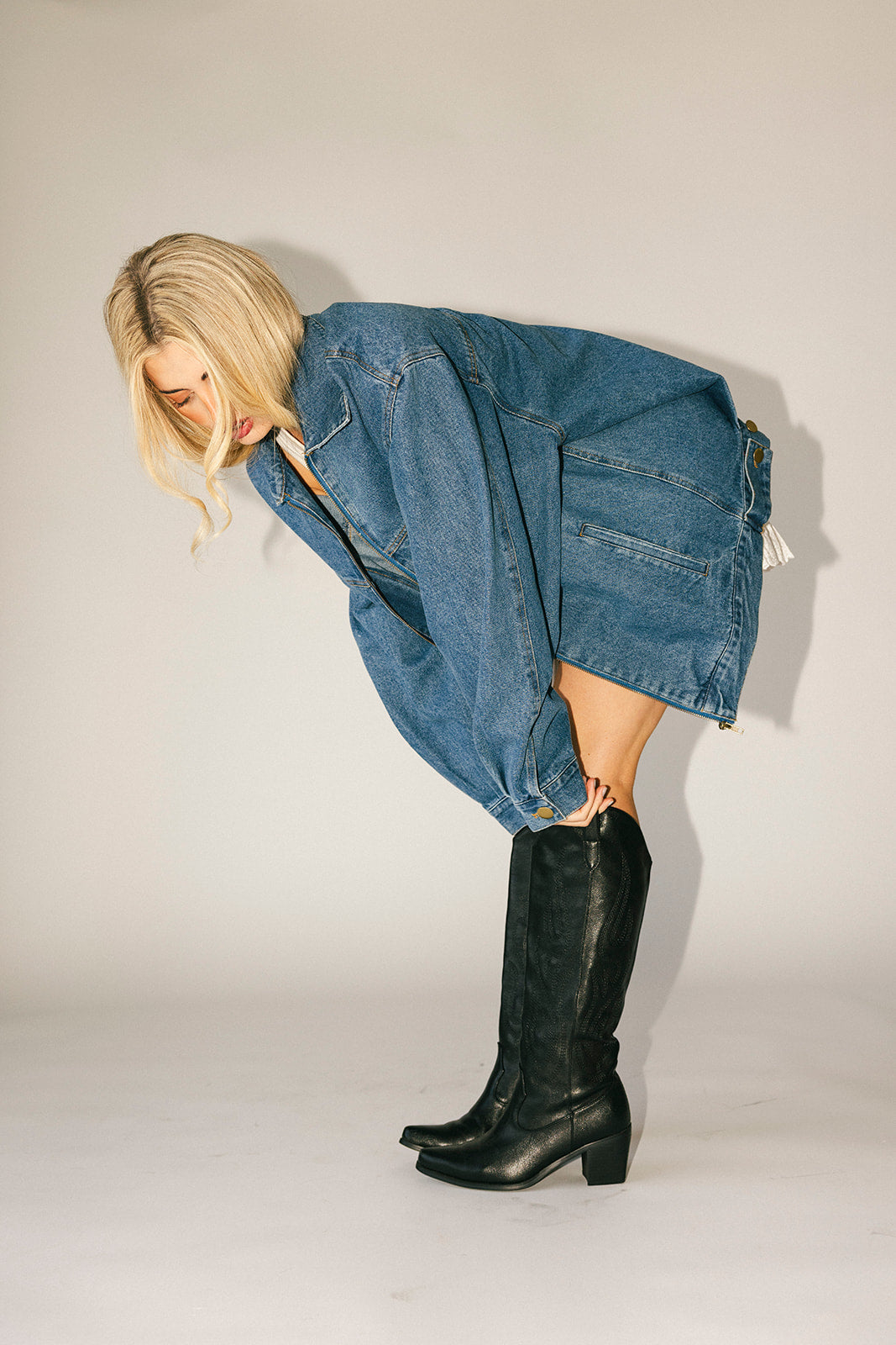 Georgie jacka // denim *exklusivt från Zoco*