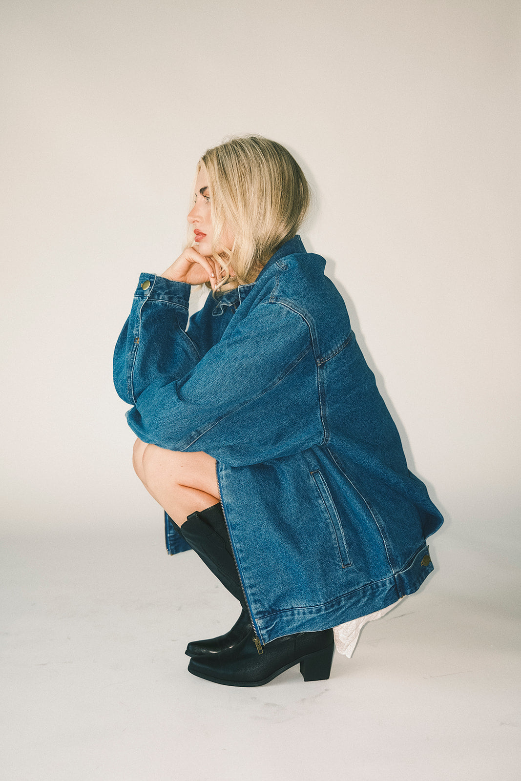 Georgie jacka // denim *exklusivt från Zoco*
