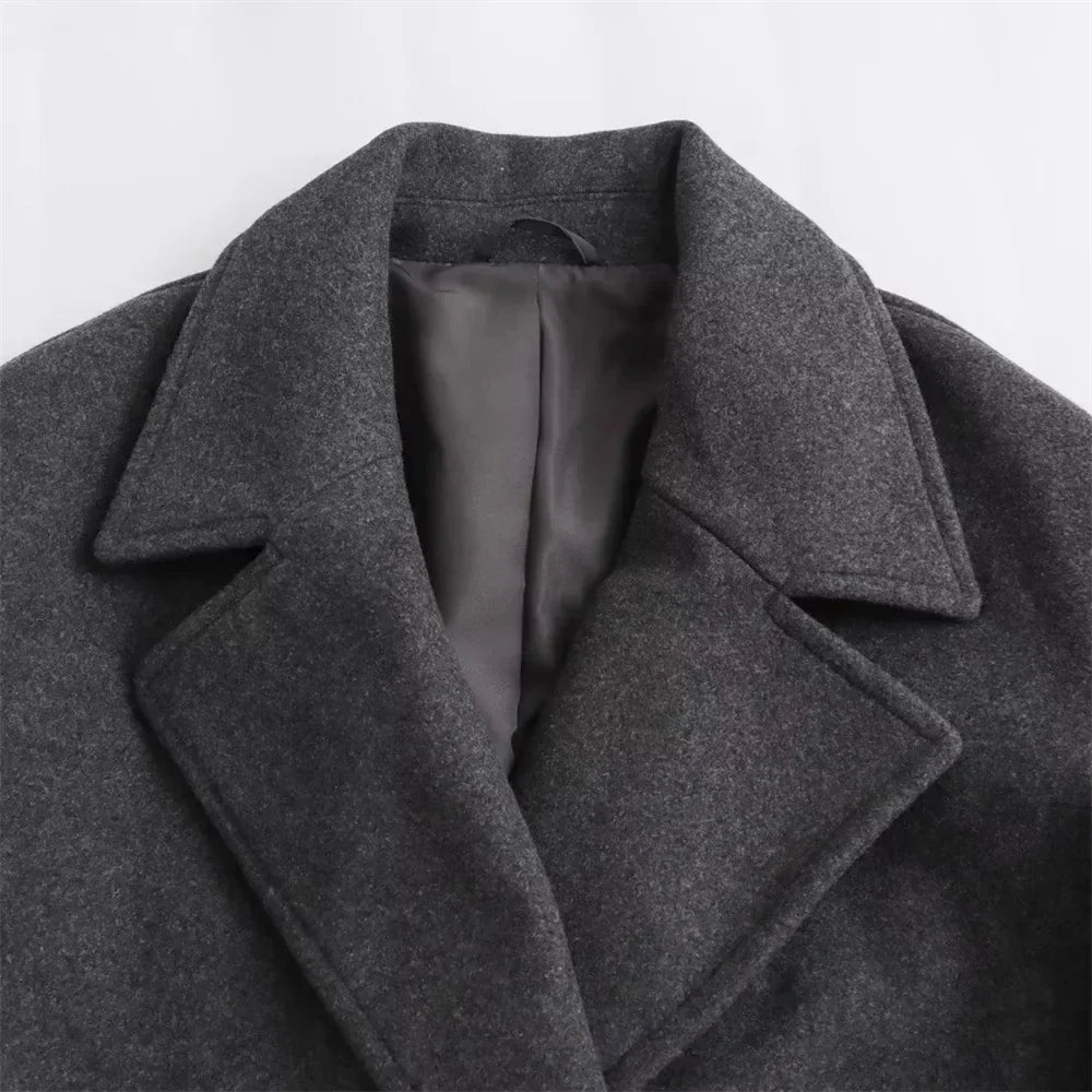 Odette - Chic long coat jacket