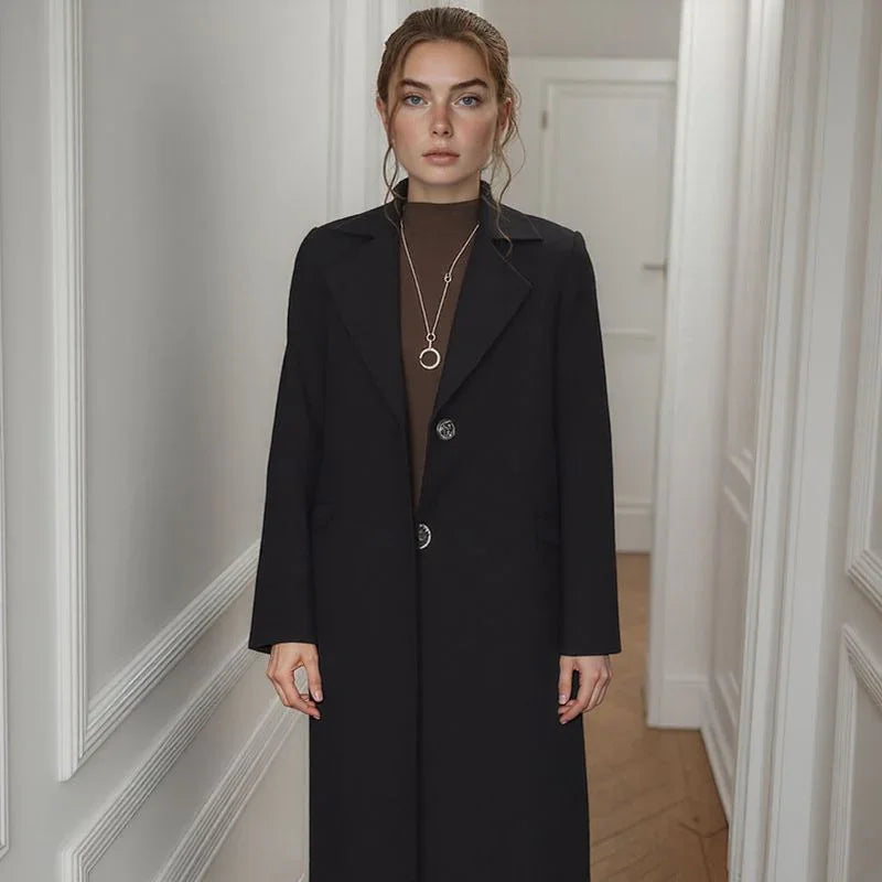 Lady Luxe™ - Kappa med sammetsfoder / En elegant klassiker som värmer med charm!