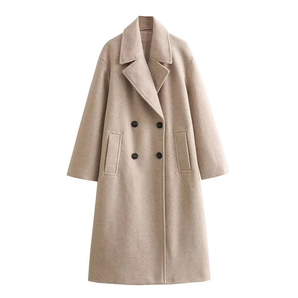 Odette - Chic long coat jacket