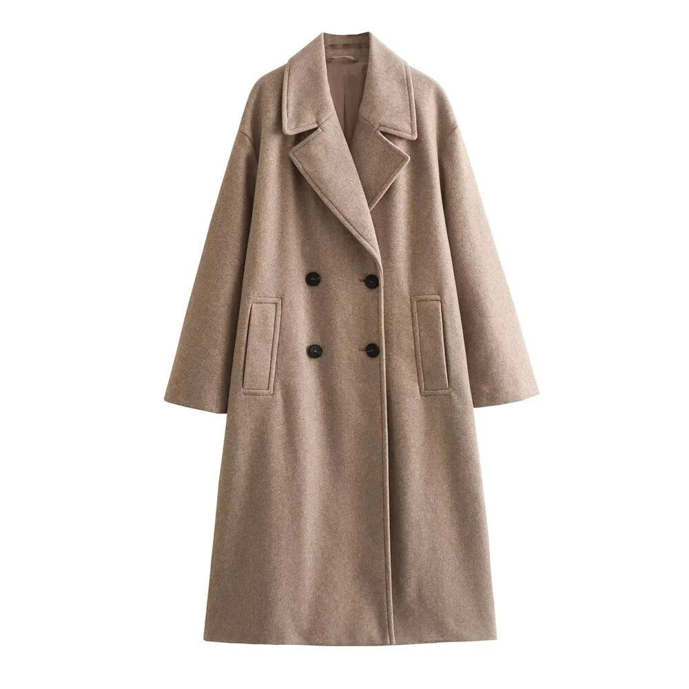 Odette - Chic long coat jacket