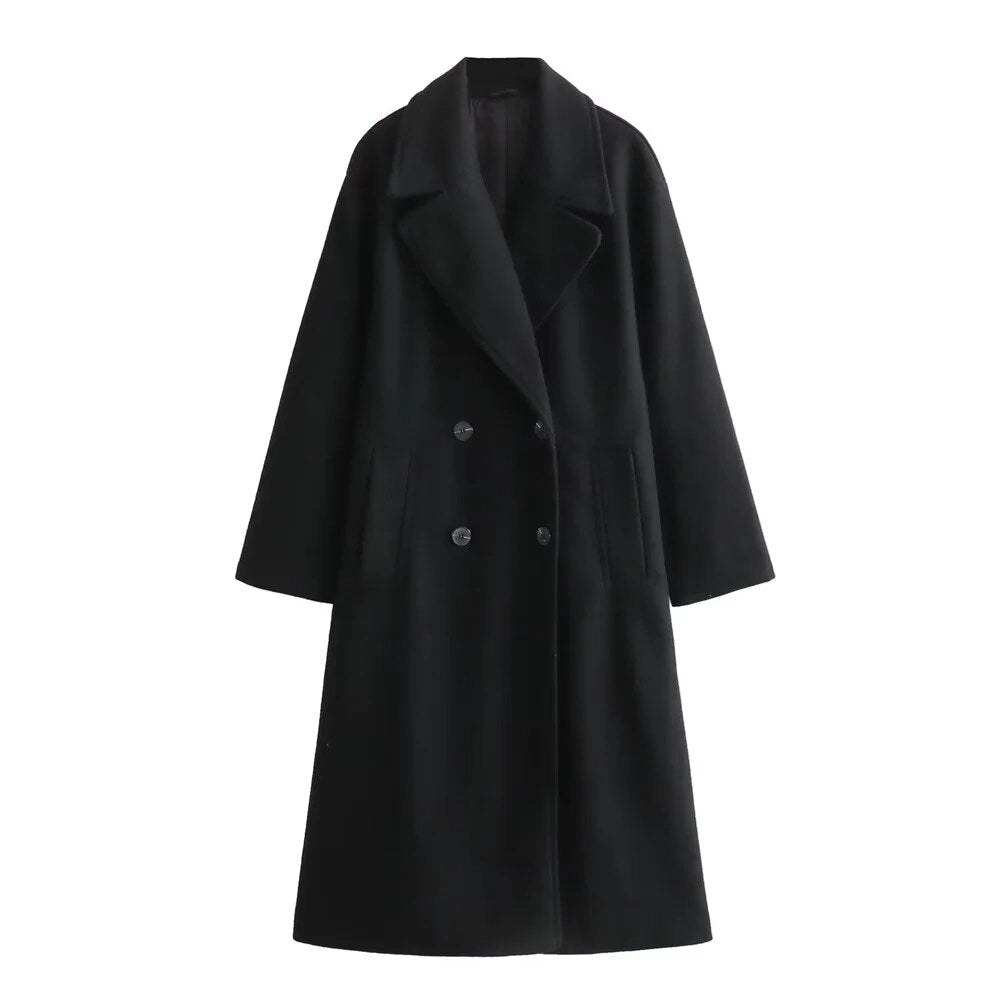 Odette - Chic long coat jacket