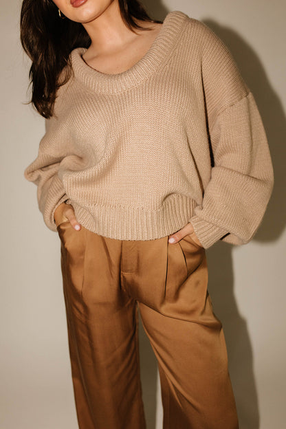 Billie tröja // taupe *exklusivt från Zoco*