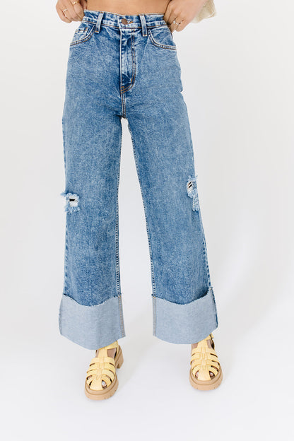 ritad denim med vikt fåll *påfylld*