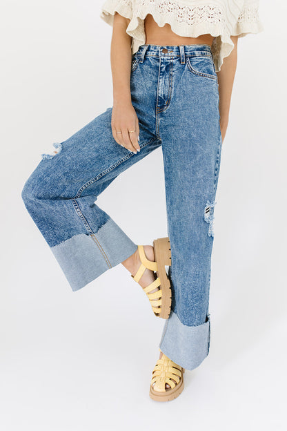 ritad denim med vikt fåll *påfylld*