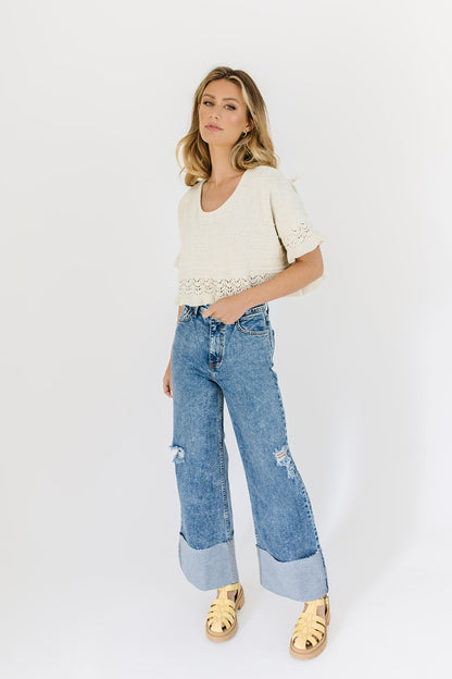 ritad denim med vikt fåll *påfylld*