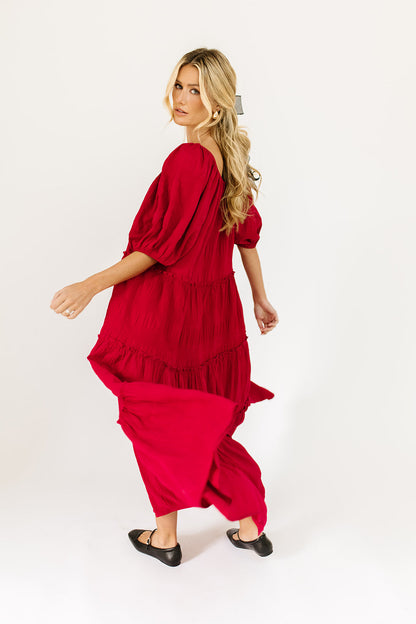 dagmakarklänning // crimson *zoco exklusiv*