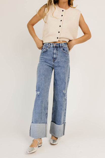 ritad denim med vikt fåll *påfylld*